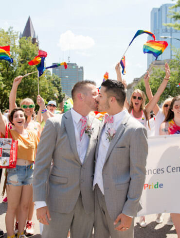 London Ontario pride parade wedding