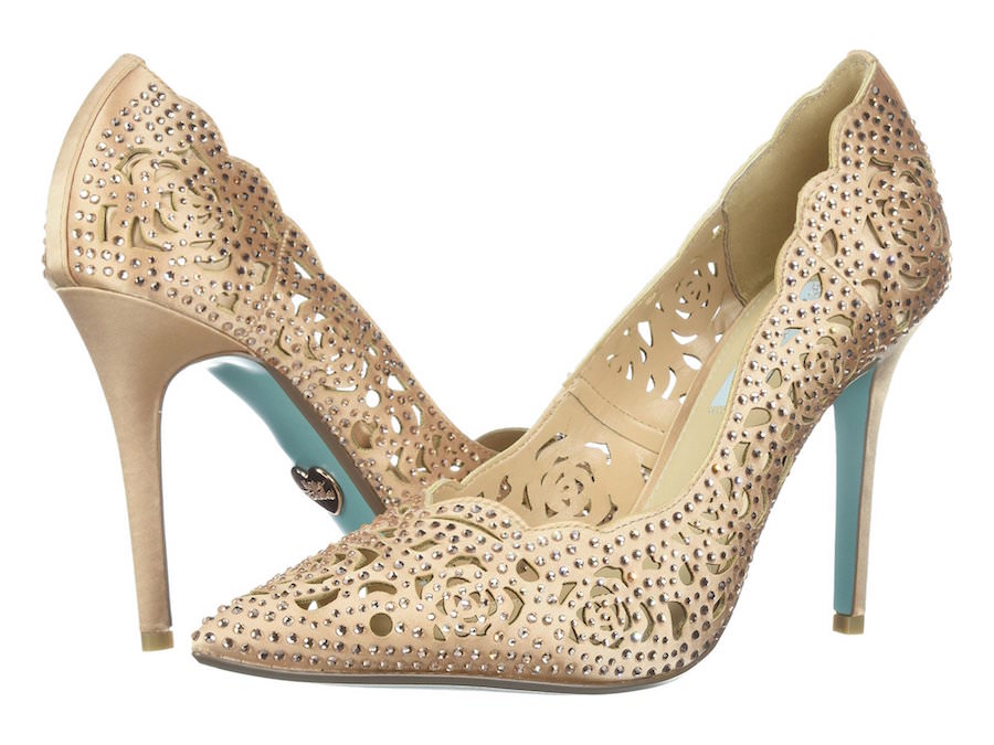 gold-betsey-johnson-wedding-heels