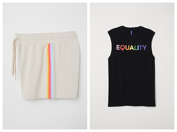 H&m pride outlet shorts