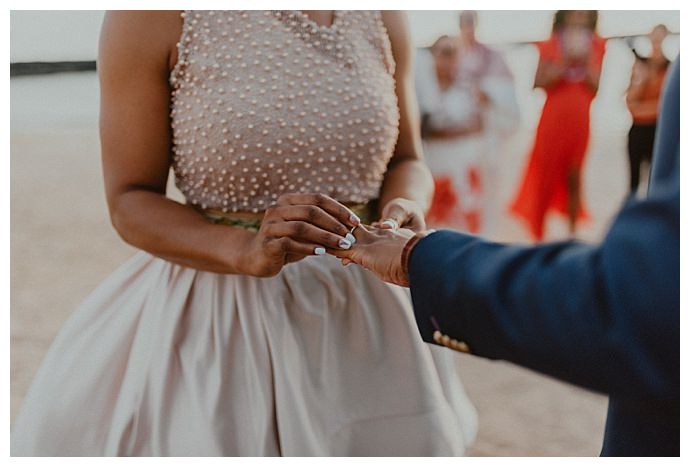 pearl top wedding dress