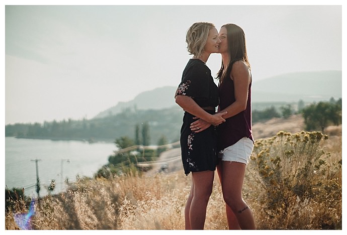 sanctuary gardens lesbian engagement shoot