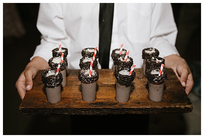 wedding dessert shooters