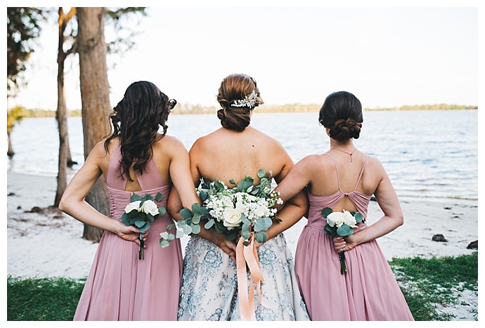 mauve bridesmaids dresses