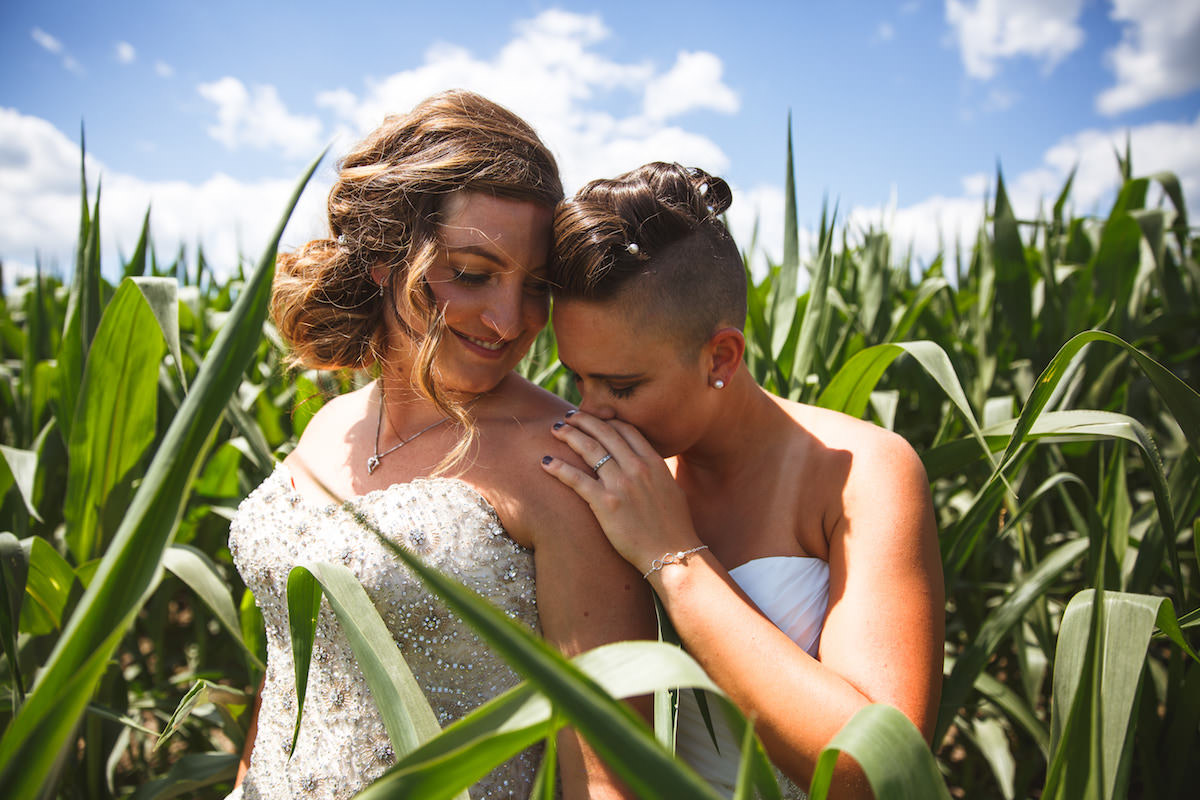 Abby + Jess Married, Elk Farm in Hampton MN