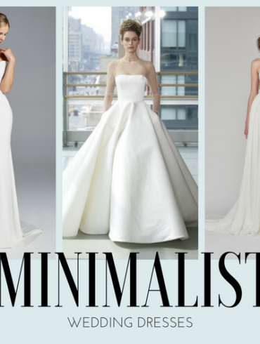 minimalist wedding dresses