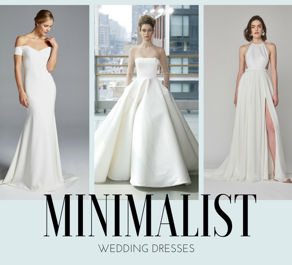 minimalist wedding dresses