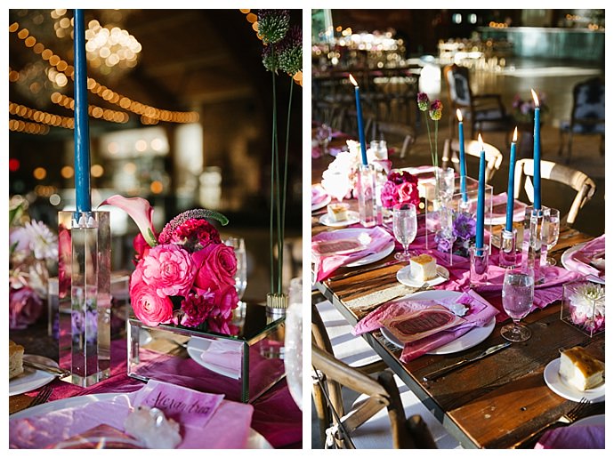 pink geode wedding inspiration