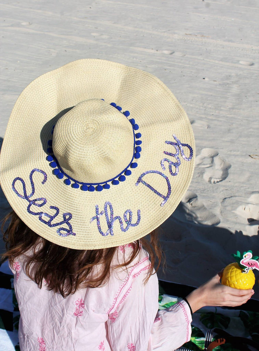 seas the day floppy hat