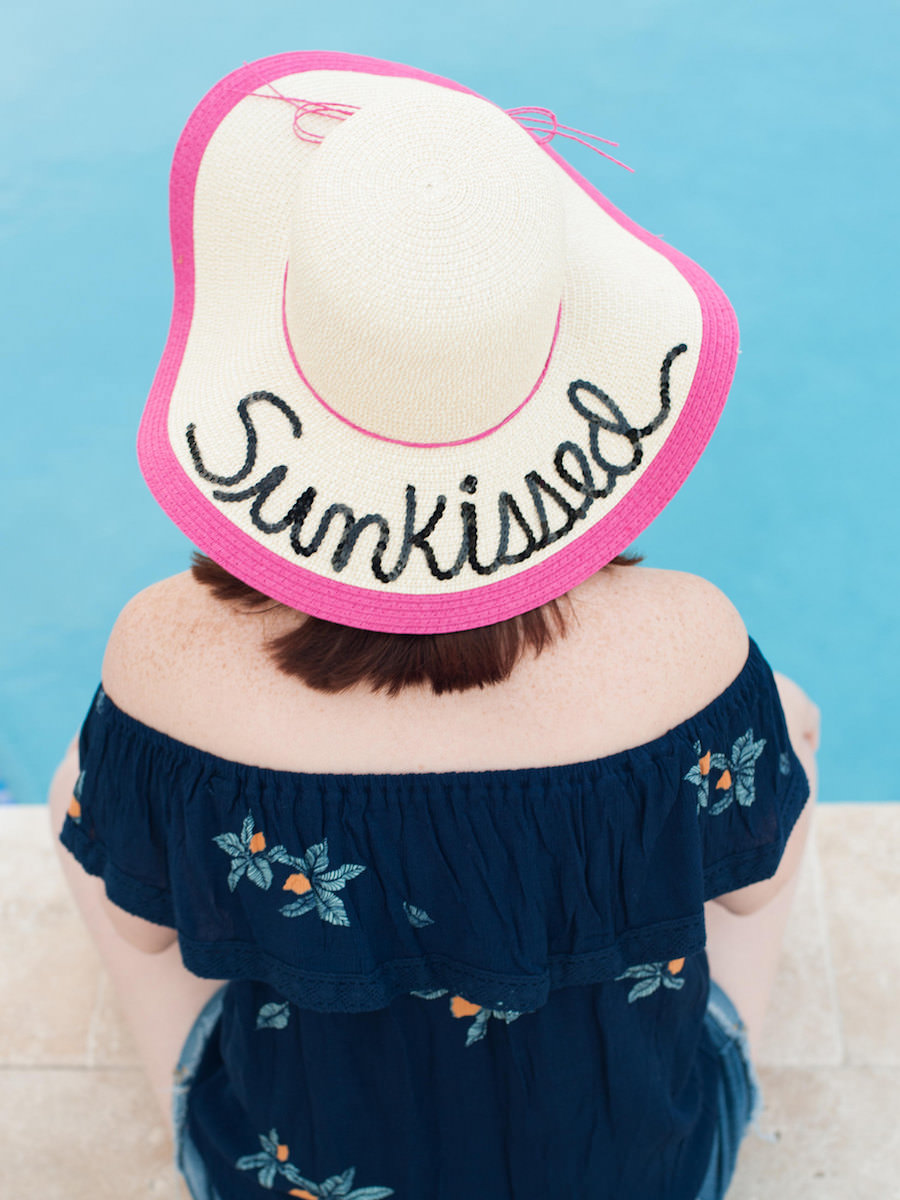 sunkissed honeymoon floppy hat