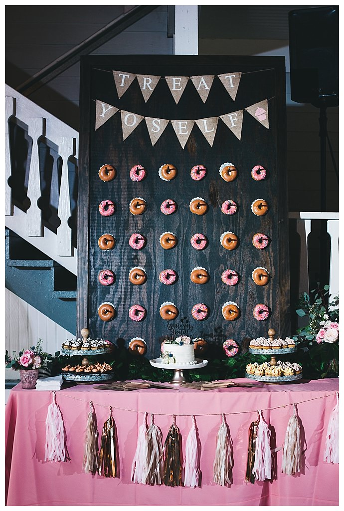 treat yourself wedding sign