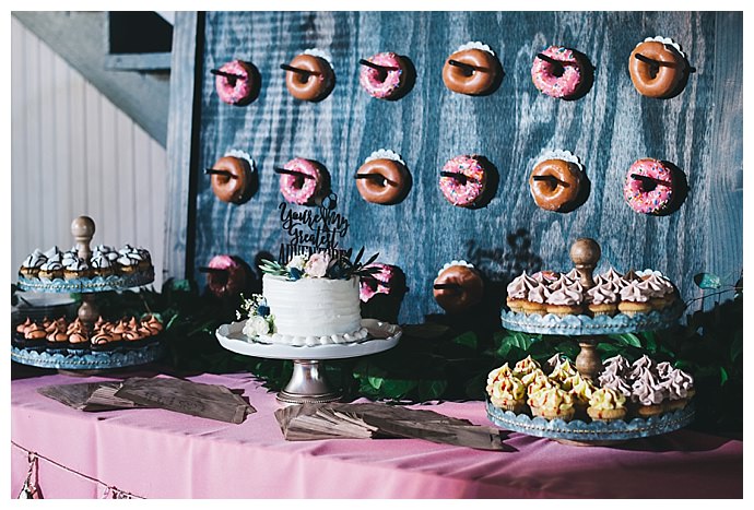 wedding donut wall