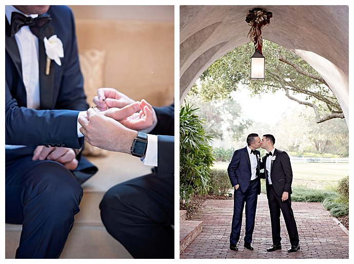 white orchid boutonniere