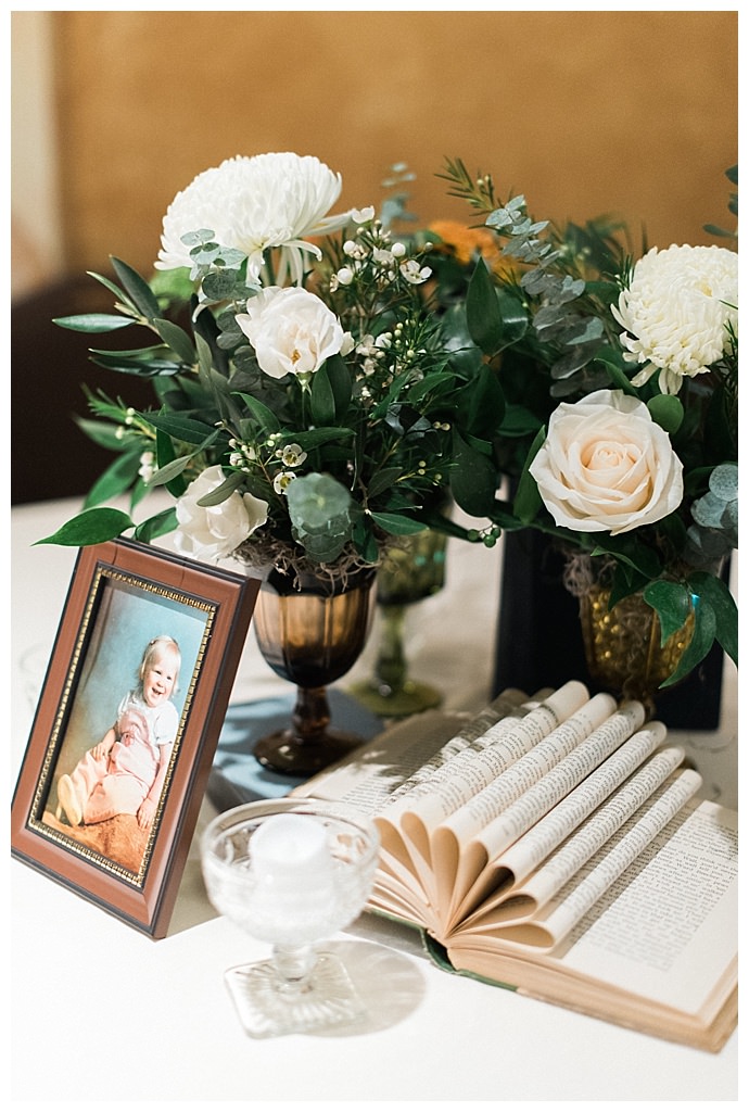 book wedding decor