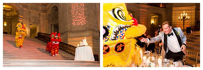 chinese wedding dragon dance