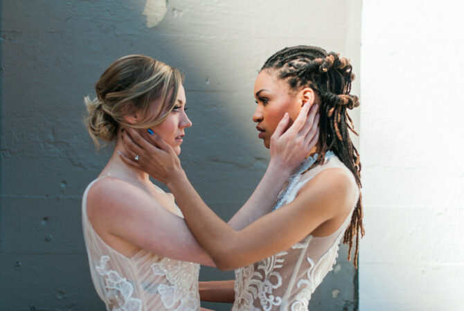 downtown seattle wedding inspiration shoot