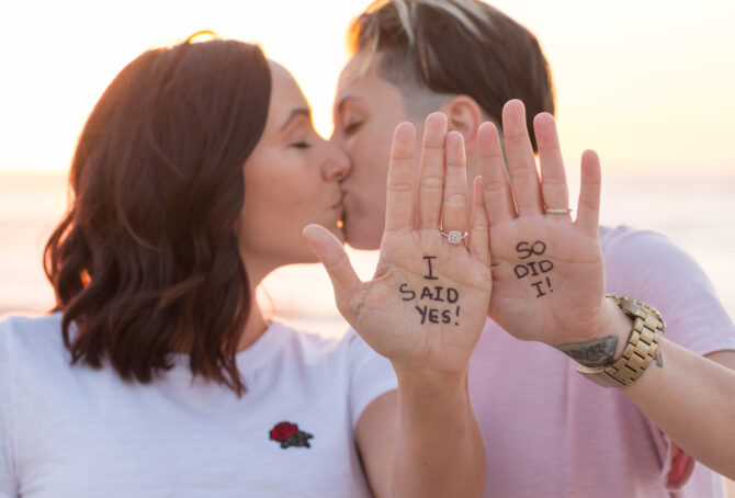 i said yes engagement photos