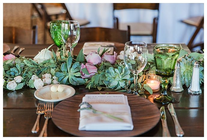 rustic wedding table decor