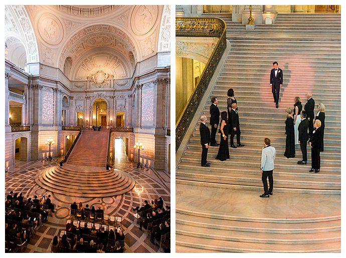 elegant san francisco city hall wedding