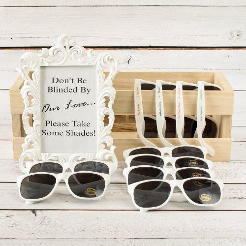 summer-outdoor-wedding-ceremony-sunglasses-for-guests