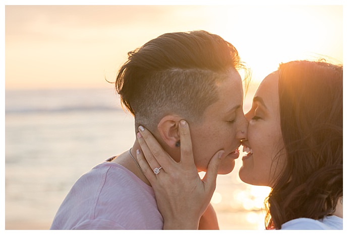 torrey pines beach engagement