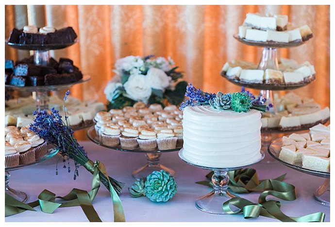 wedding dessert table