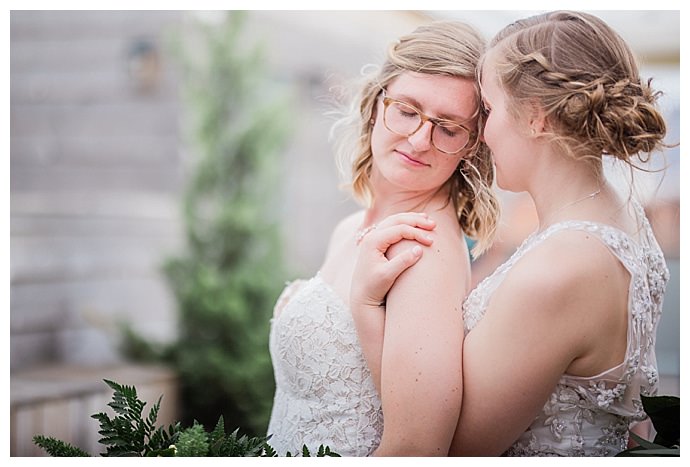 Sarah and Kate's Rustic Rhinegeist Brewery Wedding in Cincinnati - Love ...