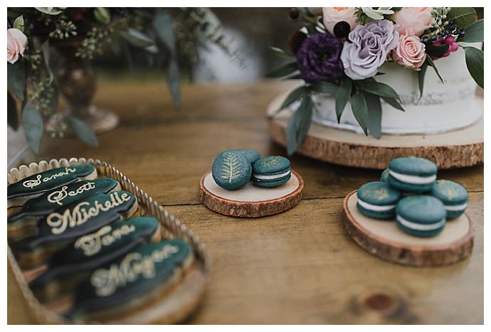 cookie wedding place cards