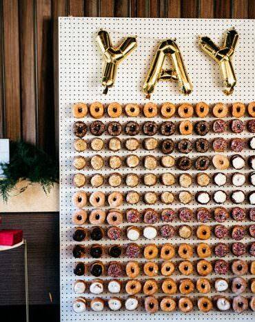 donuts about you wedding sign