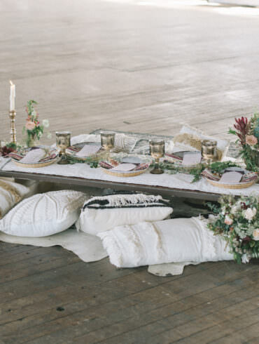 bohemian tablescape