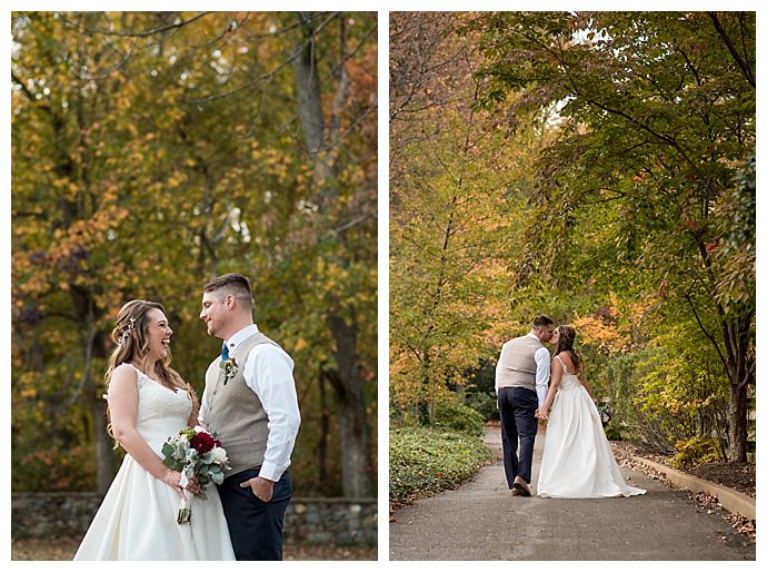 fall delaware wedding