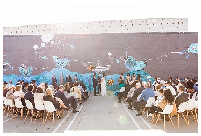 the unique space LA wedding