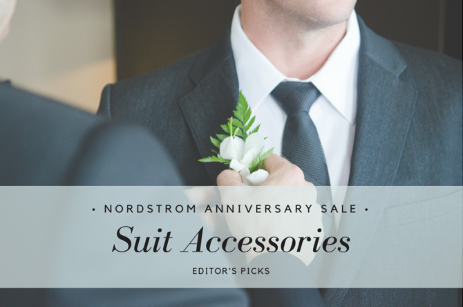 Save on Wedding Suit Accessories During the Nordstrom Anniversary Sale