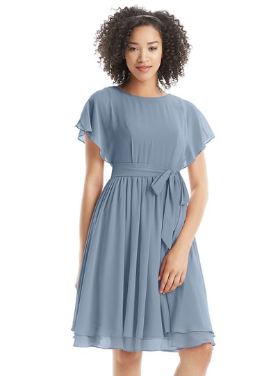 short-bridesmaids-dress-with-sleeves