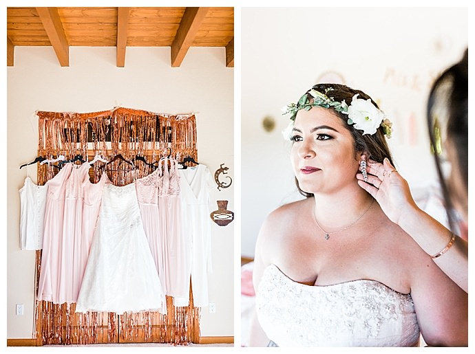 strapless beaded wedding dress