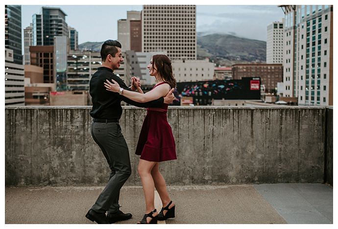 downtown salt lake engagement