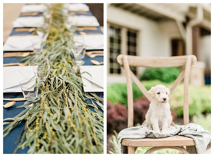 greenery table runner