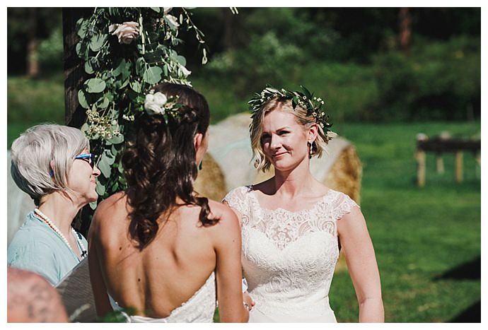 outdoor ranch wedding