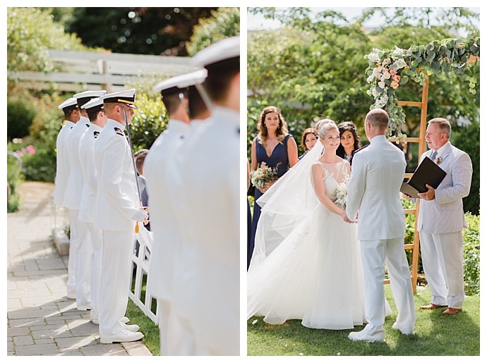 roche harbor military wedding