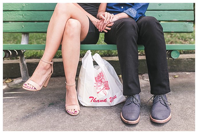 dim sum themed engagement shoot