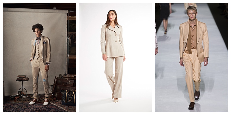 Khaki Suit Trend NYFW