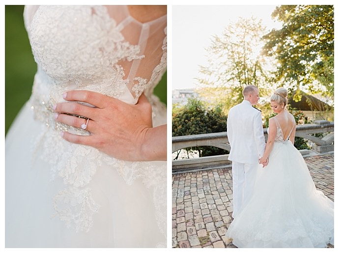 low back wedding dress