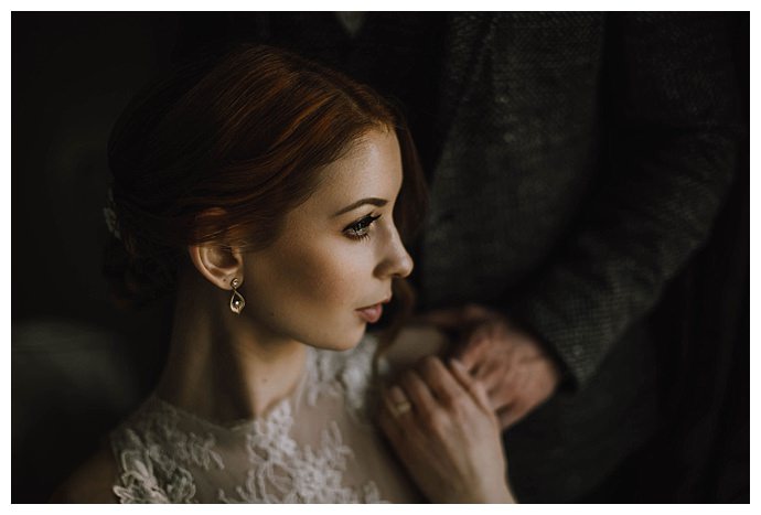 low updo wedding hairstyle