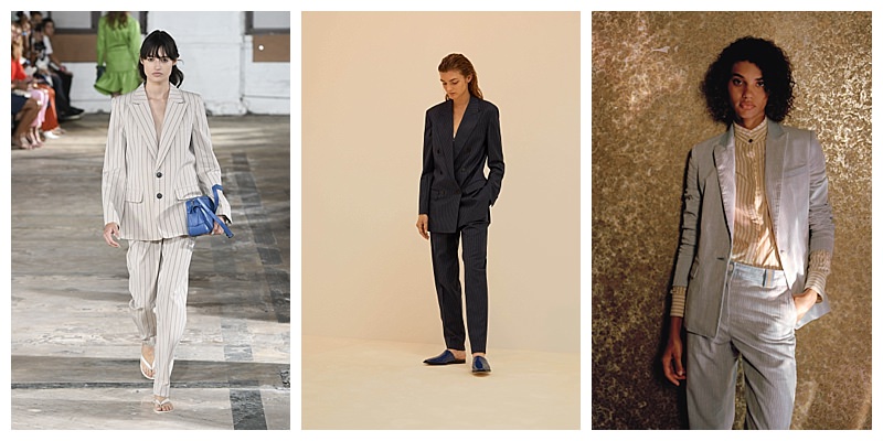 Pinstripe Suits NYFW Trends