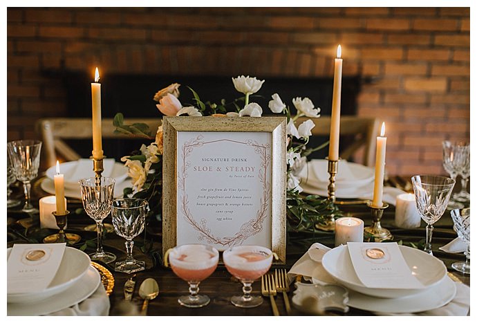 romantic wedding table decor