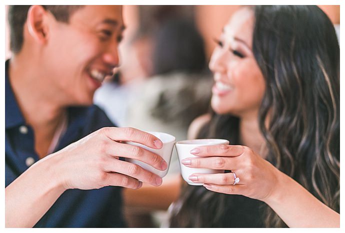 dim sum engagement photos