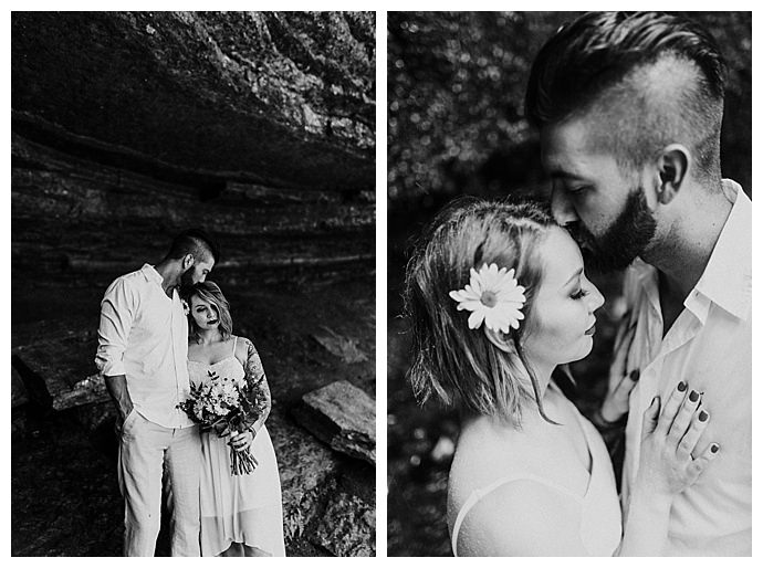 waterfall elopement