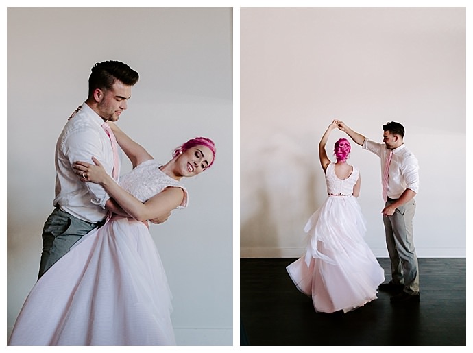 dance inspired styled shoot