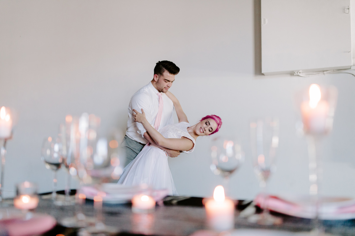 dance inspired styled shoot