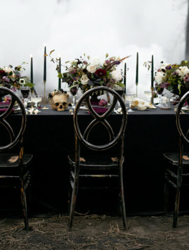moody halloween styled shoot