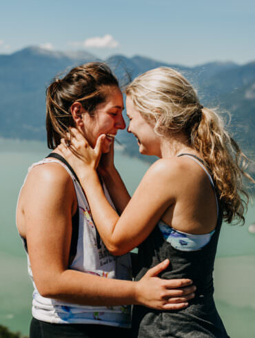 surprise mountaintop proposal